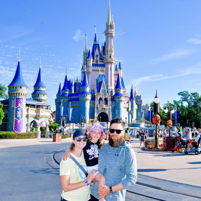 Always a great photo spot in front of Cinderella Castle